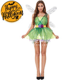 【In Stock】Halloween Cosplay Green Forest Dragonfly Costume Costumes